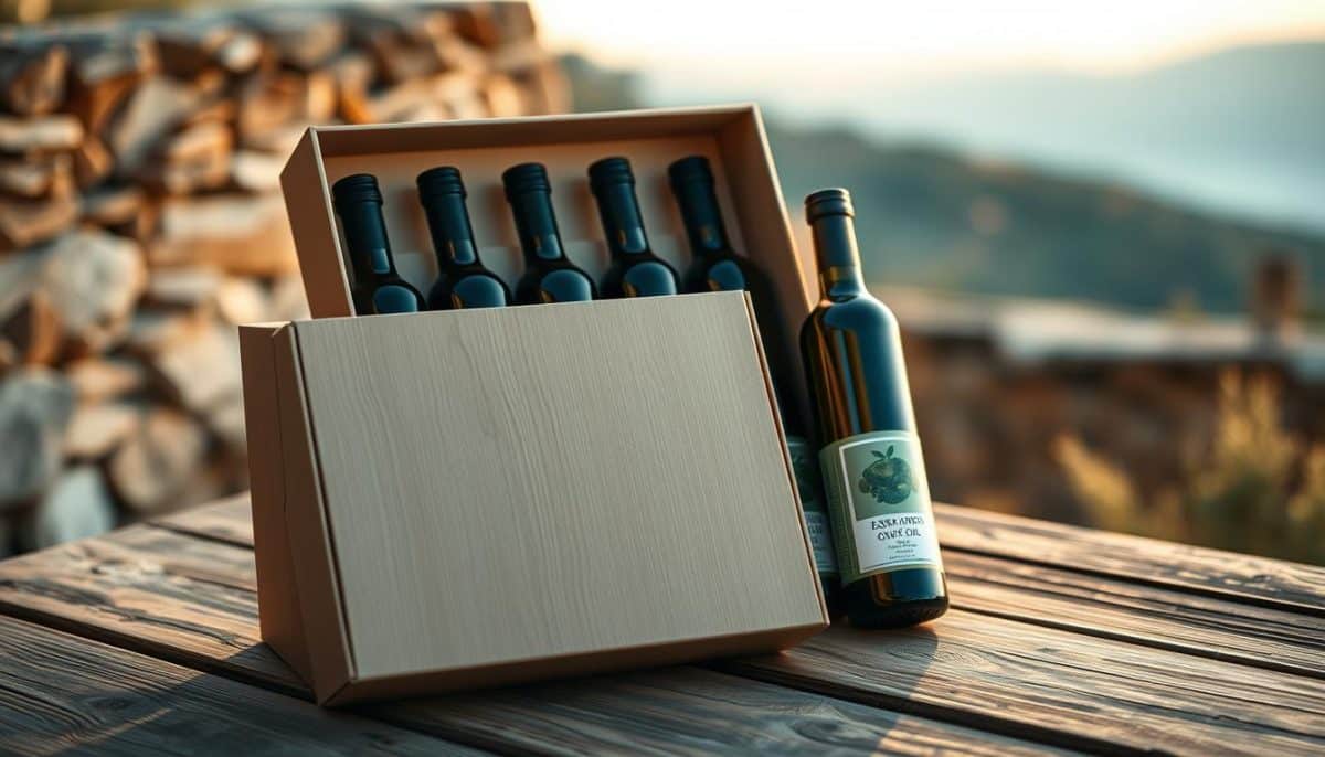 estuches de regalo de aceite de oliva